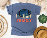 Football Family graphic tee in Blue Jean