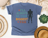 Ill Always Be Your Biggest Fan Player graphic tee in Blue Jean