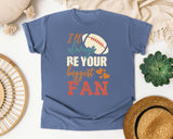 Ill Always Be Your Biggest Fan Retro graphic tee in Blue Jean