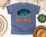Football Mama Arch graphic tee in Blue Jean