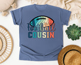 Football Cousin graphic tee in Blue Jean