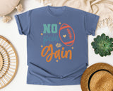 No Pain No Gain Football graphic tee in Blue Jean