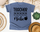 Teacher Tribe Notebooks graphic tee in Blue Jean