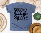 Second Grade Squad Atom graphic tee in Blue Jean