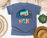 Football Son graphic tee in Blue Jean
