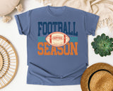 Football Season Bold graphic tee in Blue Jean