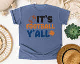 Its Football Yall graphic tee in Blue Jean