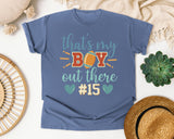 Thats My Boy Out There 15 graphic tee in Blue Jean