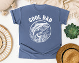 Cool Dad Fishing graphic tee in Blue Jean