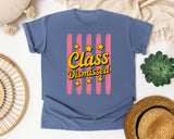 Class Dismissed graphic tee in Blue Jean