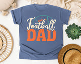 Football Dad White graphic tee in Blue Jean