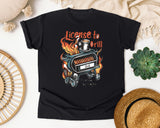 Black Comfort Colors t-shirt