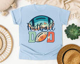 Football Dad Grey graphic tee in Chambray