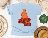 Terriers Cheer Dad graphic tee in Chambray