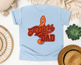 Terriers Marching Band Dad graphic tee in Chambray