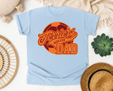 Terriers Soccer Dad graphic tee in Chambray