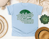 Wolves Golf Dad graphic tee in Chambray