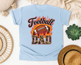 Football Dad Brown graphic tee in Chambray