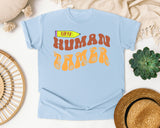 Tiny Human Tamer graphic tee in Chambray