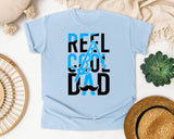 Reel Cool Dad White 5 graphic tee in Chambray