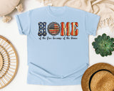 Home Of The Free Because Of The Brave graphic tee in Chambray
