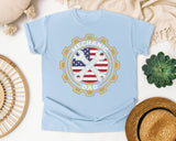 Mechanic Dad graphic tee in Chambray