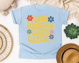 One Hundred Days Later graphic tee in Chambray