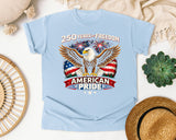 250 Years Of Freedom American Pride graphic tee in Chambray