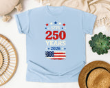 250 Years 2026 Red 2 graphic tee in Chambray