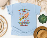 Any Man Can Be A Father But It Takes Someone Special graphic tee in Chambray