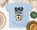 Dad Fuel Black graphic tee in Chambray
