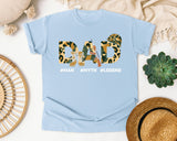 Dad Man Myth Legend Brown graphic tee in Chambray