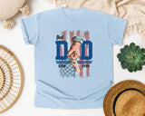 Best Dad Ever Grey 4 graphic tee in Chambray