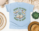 Ready To Learn Ready To Grow Book graphic tee in Chambray