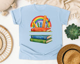 Read Grow Read graphic tee in Chambray