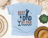 Best Dad By Par Grey graphic tee in Chambray