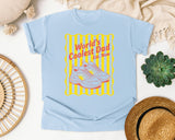 World's Coolest Dad graphic tee in Chambray
