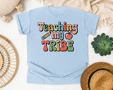 Teaching My Tribe graphic tee in Chambray