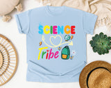 Science Tribe Backpack graphic tee in Chambray