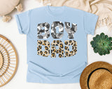 Boy Dad graphic tee in Chambray