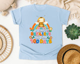 I Cant Beelieve Its Been 100 Days graphic tee in Chambray