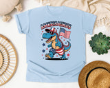 Amerisaurus graphic tee in Chambray