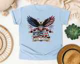 USA 250 Years graphic tee in Chambray