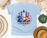 250 Years 1776 2026 graphic tee in Chambray