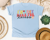 I'm Just Here For Recess graphic tee in Chambray