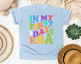 In My First Day Era graphic tee in Chambray