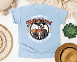 Surviving Fatherhood One Beer At A Time Brown graphic tee in Chambray