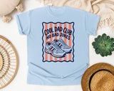 Cool Dad Club No Bad Jokes graphic tee in Chambray