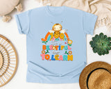 Its A Beeutiful Day To Learn 100th Day graphic tee in Chambray
