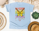 100 Days Of School Softball graphic tee in Chambray